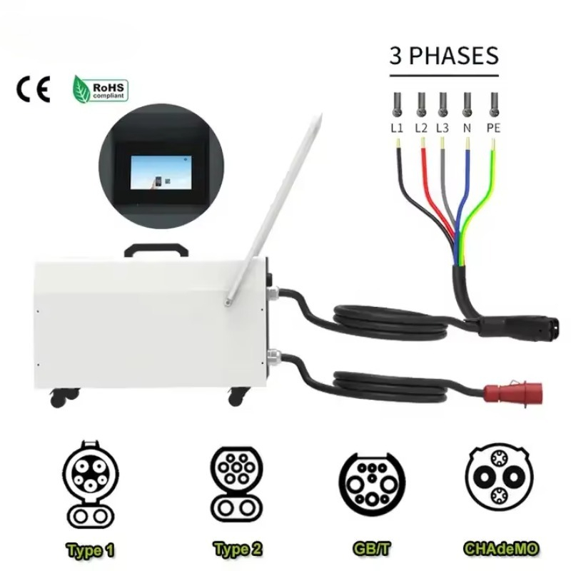 20KW-40KW Portable Charging Pi - Portable Dc Fast Charger 20Kw Ccs2 评论和价格