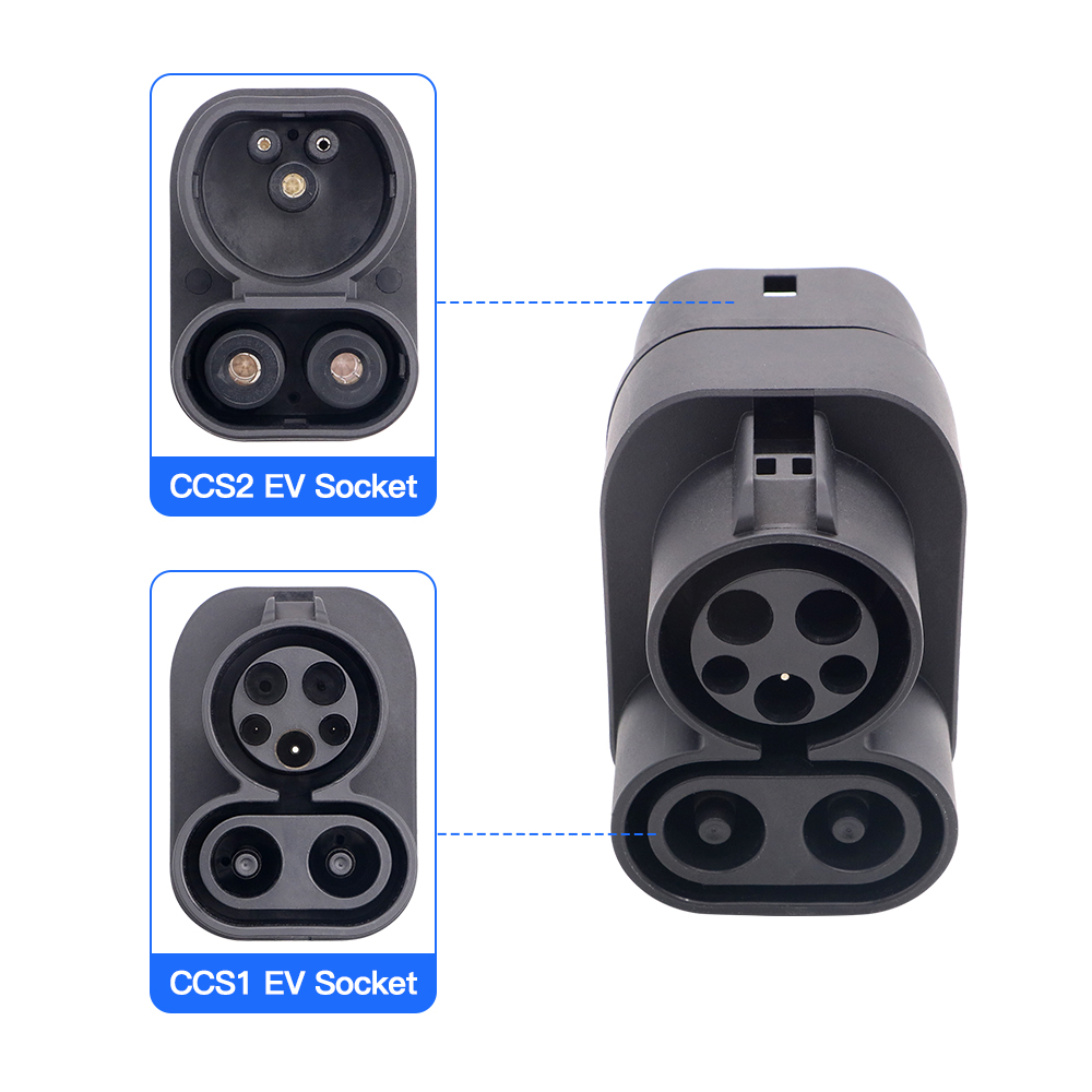 CCS1 to CCS2 EV Charger Adapte - Ccs2 To Ccs1 Fast Charge Adapter 250Kw 评论和价格